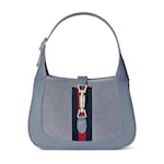 dusty blue suede