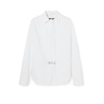 Chemise en popeline de coton avec détail Mors