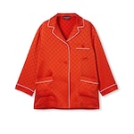 GG satin shirt