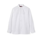 Camisa de popelina de algodón con bordado