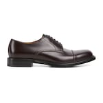 cuir brillant marron foncé