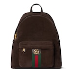 dark brown suede