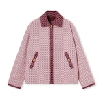 Diamond cotton bouclé zip jacket