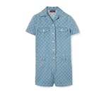 Combinaison en denim jacquard GG