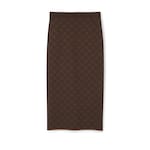 Stretch GG jacquard skirt
