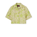 Flora cotton bouclé jacquard jacket