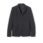 Giacca monopetto in twill di lana