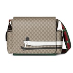 Large printed GG changing bag