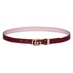 rosso ancora red and pink leather