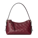 cuir GG rouge Rosso Ancora