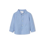 Camicia neonato in cotone Oxford GG