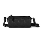 black GG matte fabric