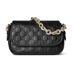 black GG leather