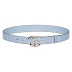 light blue leather