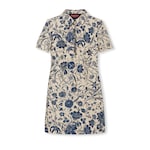 Flora cotton bouclé jacquard dress