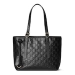 black GG leather