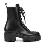 Women's lace-up ankle boot with GG