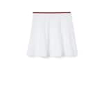 Cotton piquet skirt with Web
