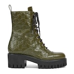 dark green GG leather