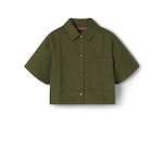 GG cotton gabardine shirt