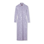 Polokleid mit Pailletten-Stickerei