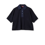 Cotton jersey polo shirt with embroidery