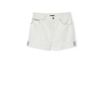 Short de denim de algodón con selvedge