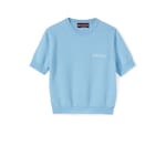 Cashmere top with intarsia