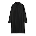 Technical poplin coat