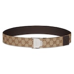 beige and brown GG canvas