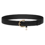 Belt with stirrup buckle