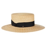 Straw boater hat