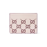 pink and red G leather
