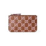 brown and pink GG leather