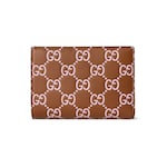 brown and pink GG leather
