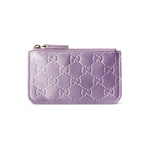 lilac GG leather