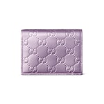 lilac GG leather