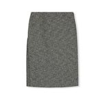 Seeded wool skirt