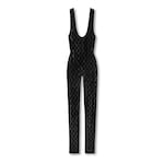 GG crystal embroidered jumpsuit