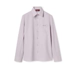 Camicia in gabardina di lana con Morsetto