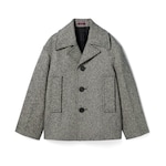 Caban in lana e cotone double