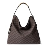 brown and dark brown GG canvas