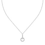 Gucci Horsebit 18k diamond necklace