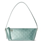 light blue GG leather