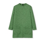 Cotton wool mouliné dress