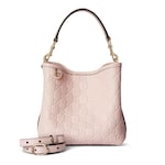pink GG leather