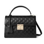 black GG leather