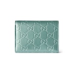 light blue GG leather