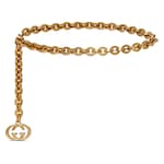 Ceinture chaîne avec breloque GG