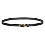 Ceinture fine avec détail GG enlacés rond